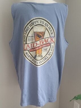 Comfort Colors Laid-back Chill Happy Hour Grill Brew 1969 Cotton Tank Top